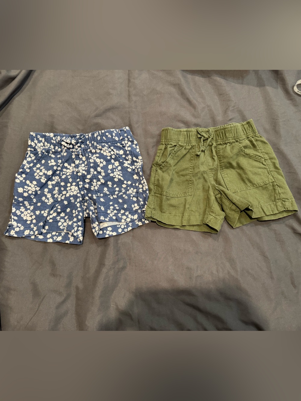 Members Mark Kidd Floral Navy Shorts & Olive Green Shorts Sz 6X
